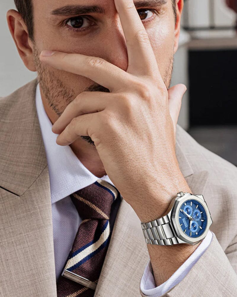 Edelstahl-Uhr (Wasserdicht) Vermond