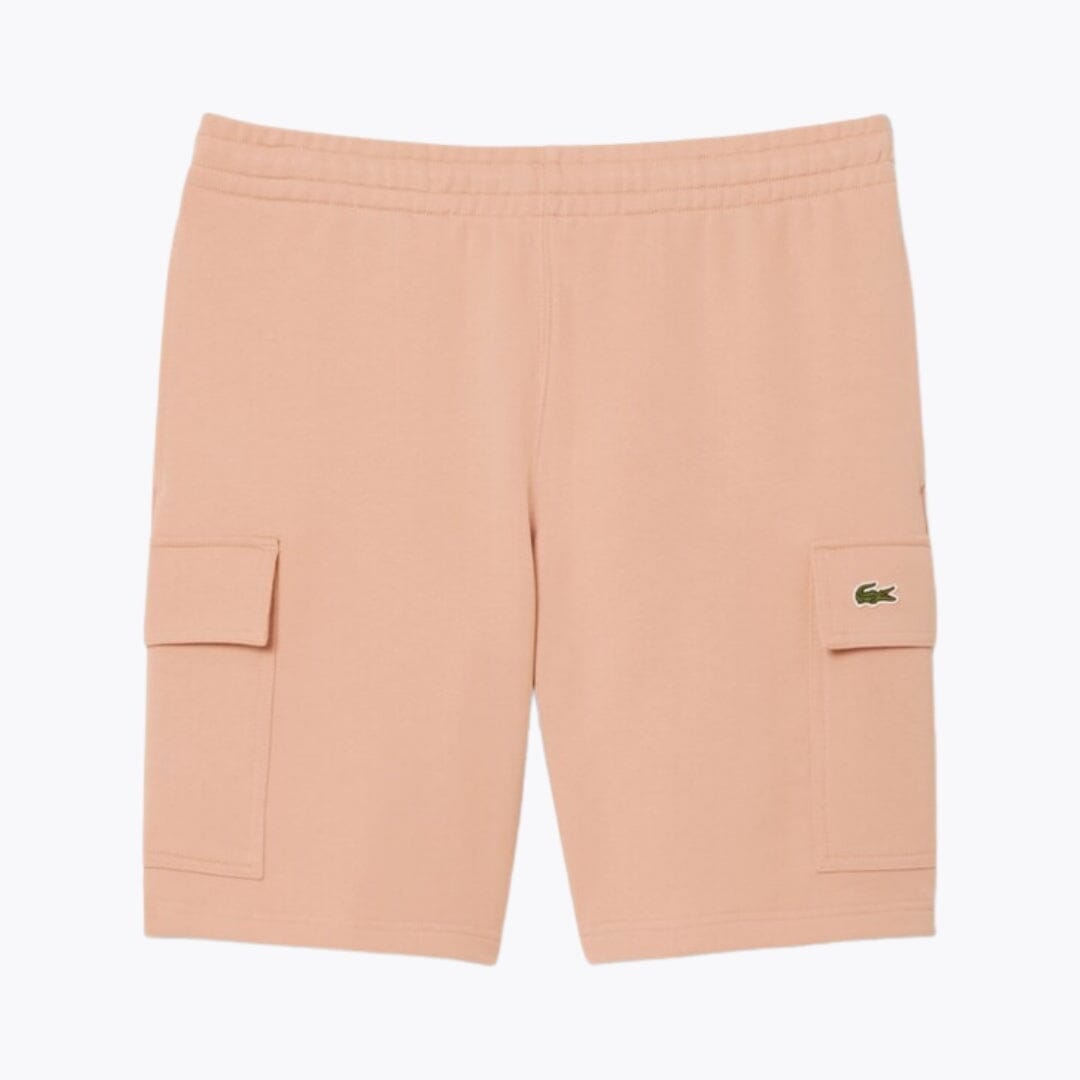 LC Cotton Fleece Cargo Shorts Lacoste Vermond Pinkish beige S