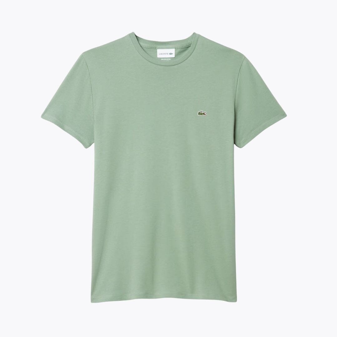 LC Cotton Pima T-shirt Lacoste Vermond Green S
