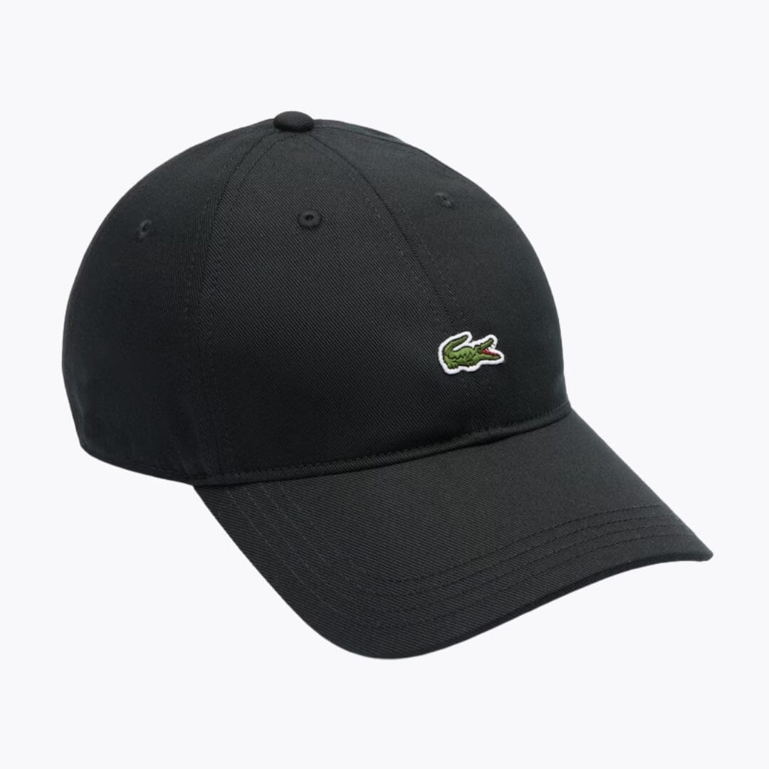 LC Cotton Twill Cap Lacoste Vermond Black