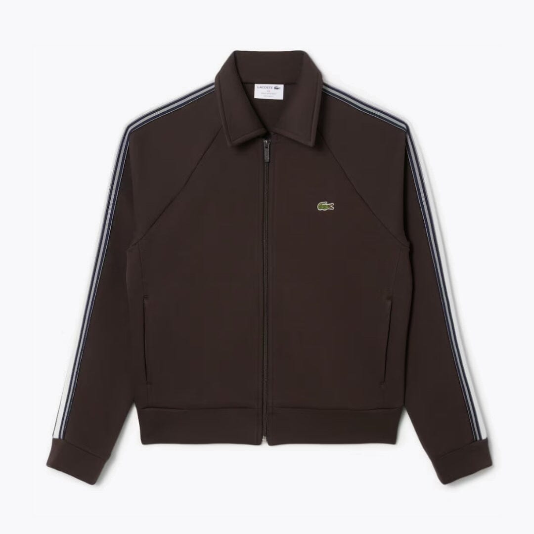 LC French Made Zipped Sweatshirt Lacoste Vermond Brown S