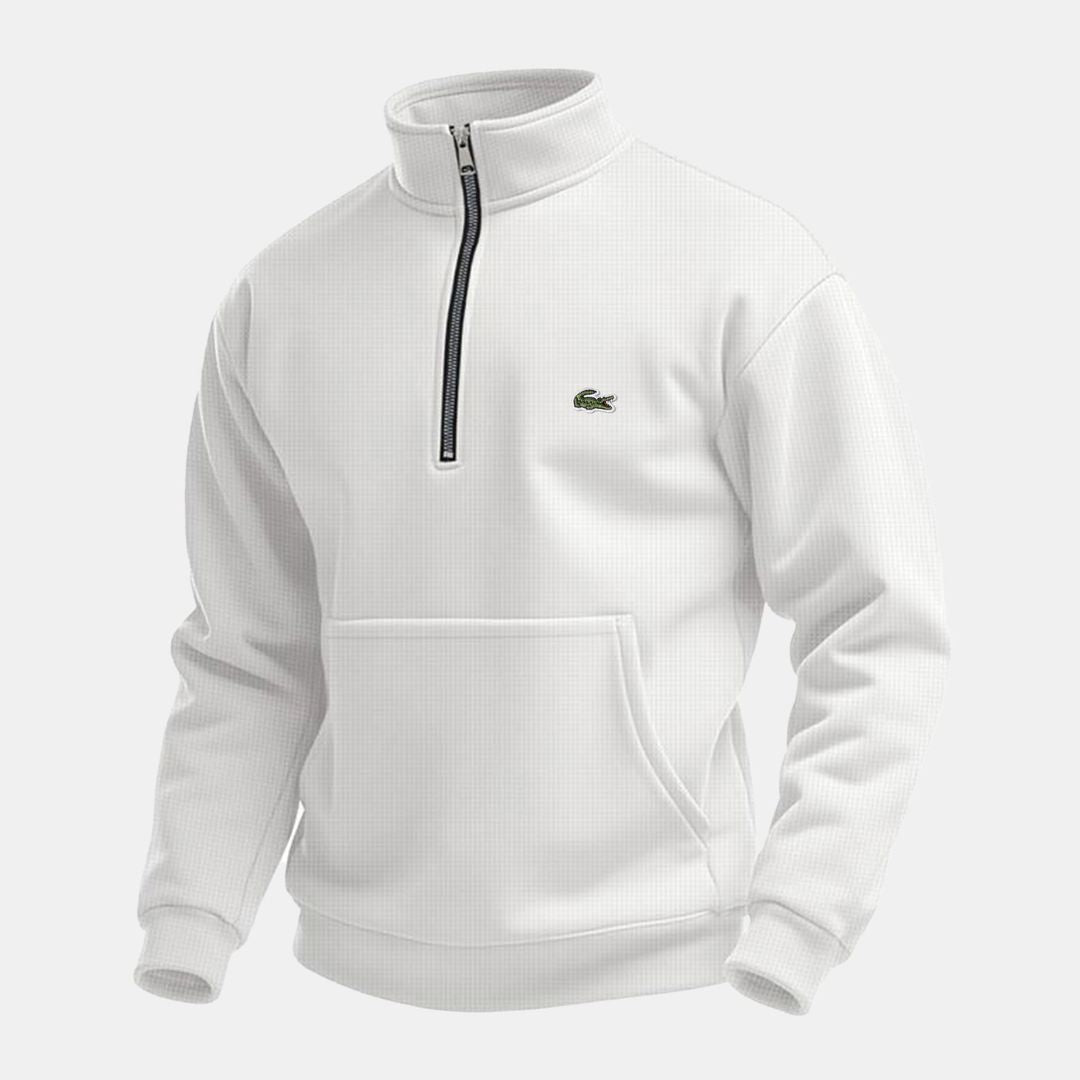 LC Half-Zip Sweatshirt (CLEARANCE) Lacoste Vermond Light gray S