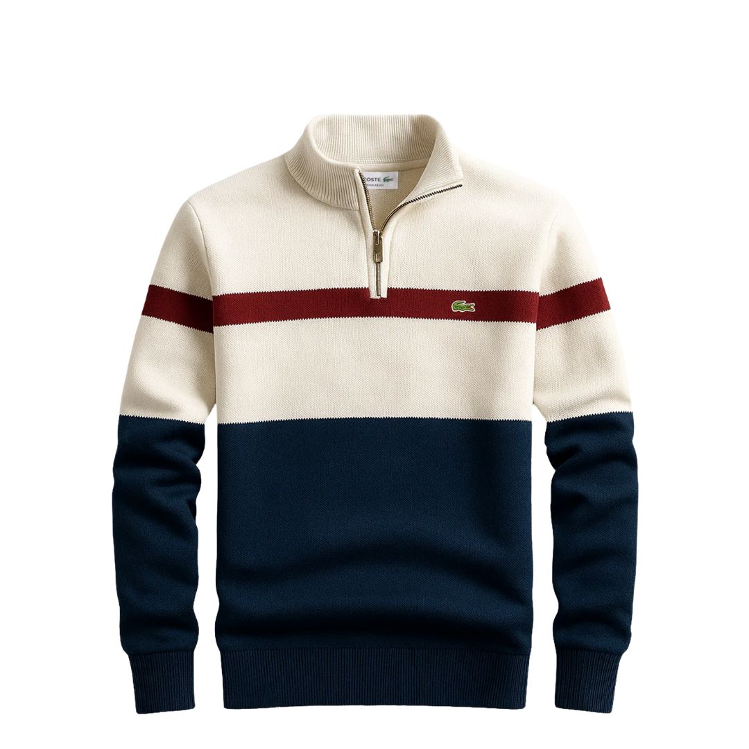 LC Le Heritage Pull Lacoste Vermond Blanc S