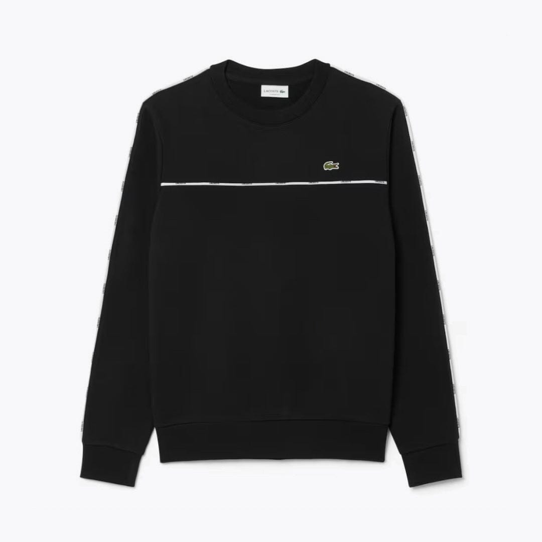 LC Logo Trim Fleece Sweatshirt Lacoste Vermond Black S