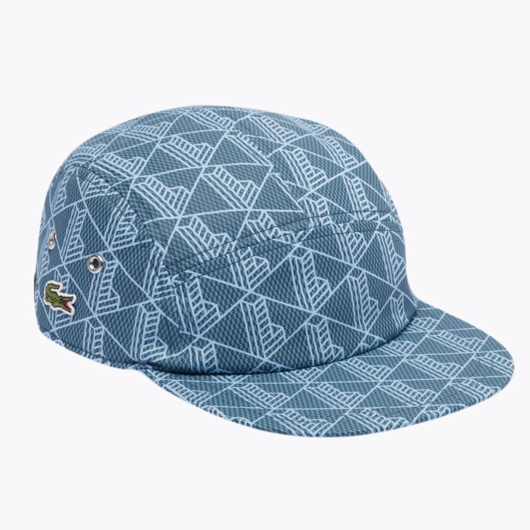 LC Printed Twill Jockey Cap Lacoste Vermond Blue