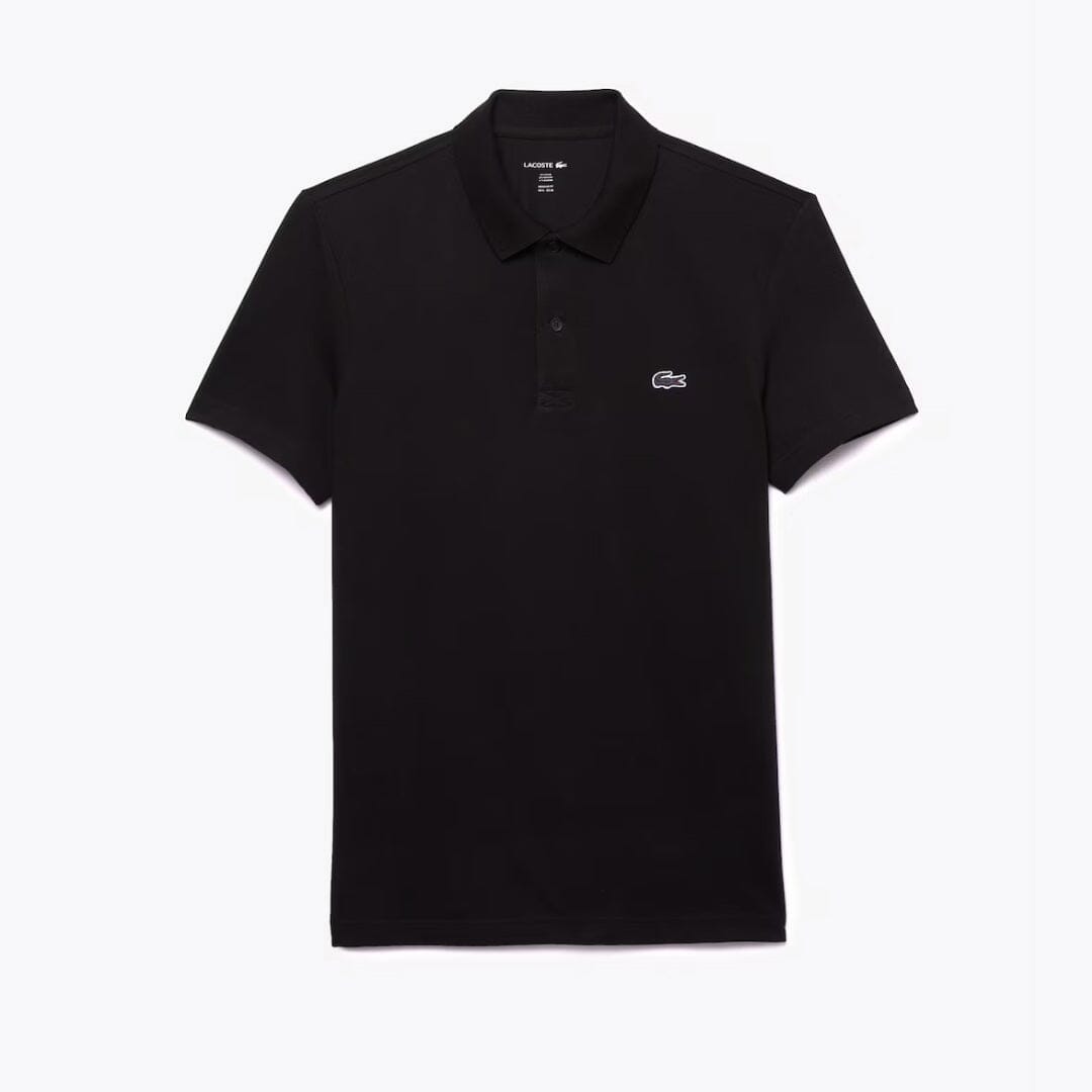 LC Regular Fit Cotton Blend Polo Shirt Lacoste Vermond Black S