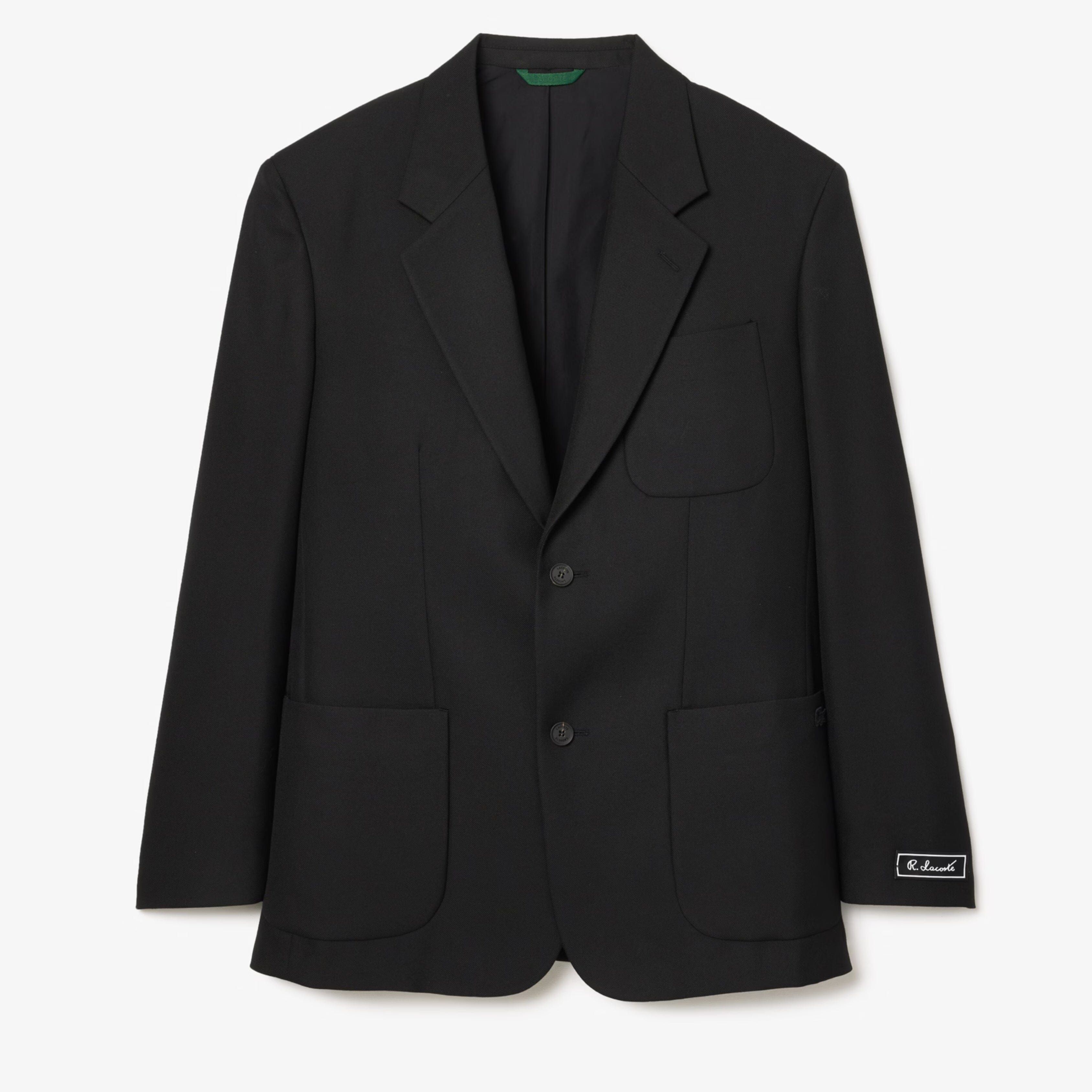 LC Relaxed Fit Blazer Lacoste Vermond Black S