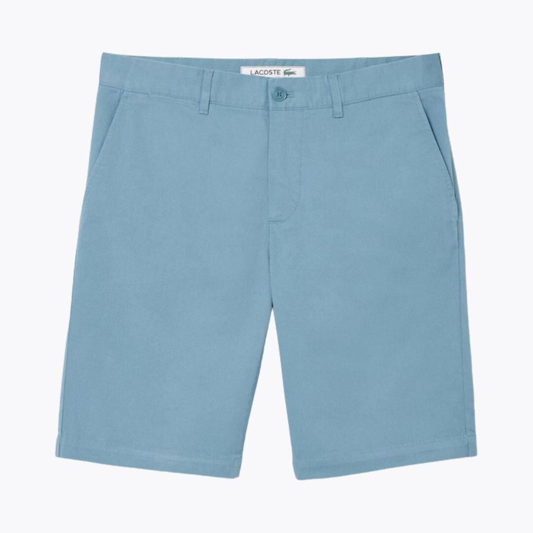 LC Slim Fit Stretch Cotton Chino Shorts Lacoste Vermond Blue S