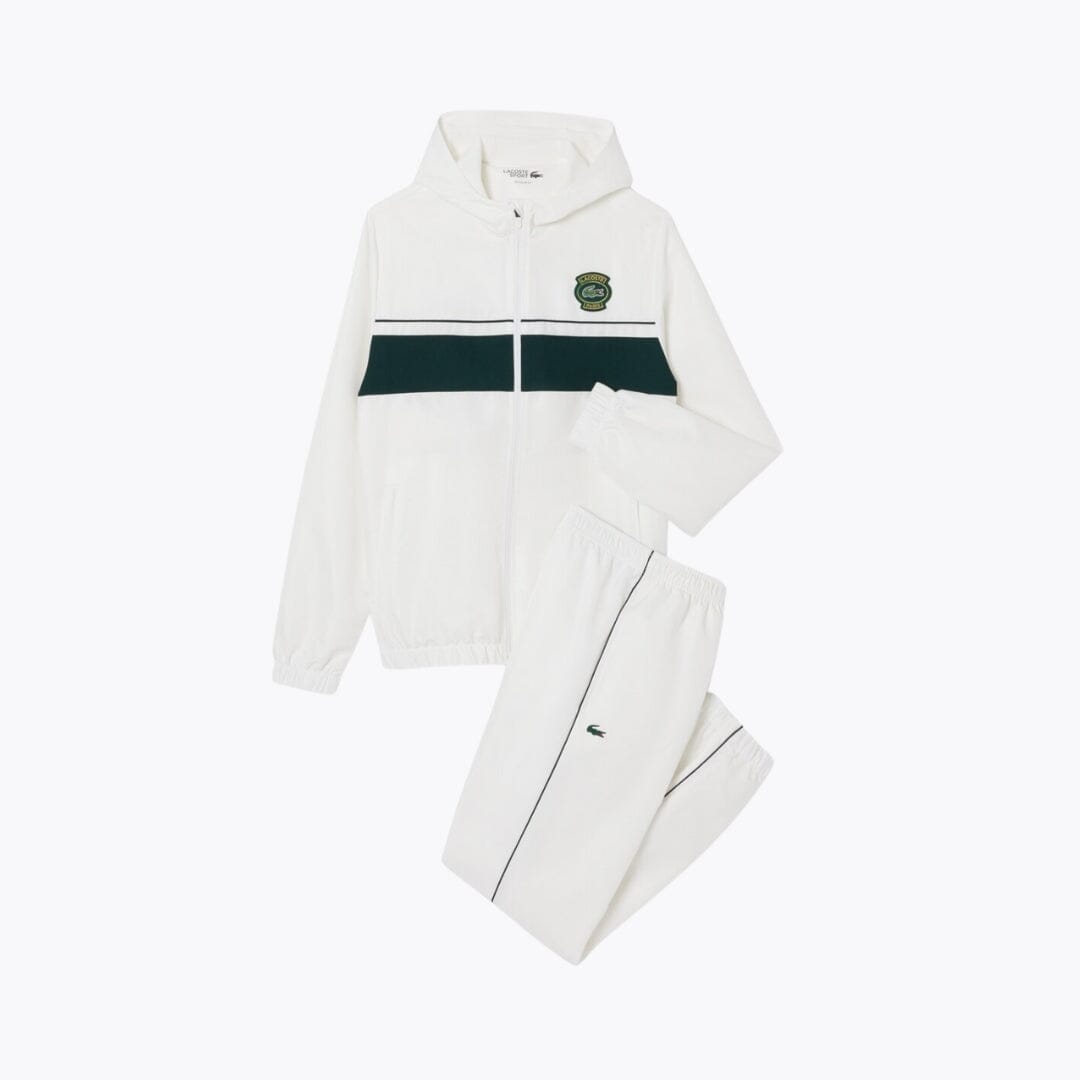 LC Sport Badge Tracksuit Lacoste Vermond White S