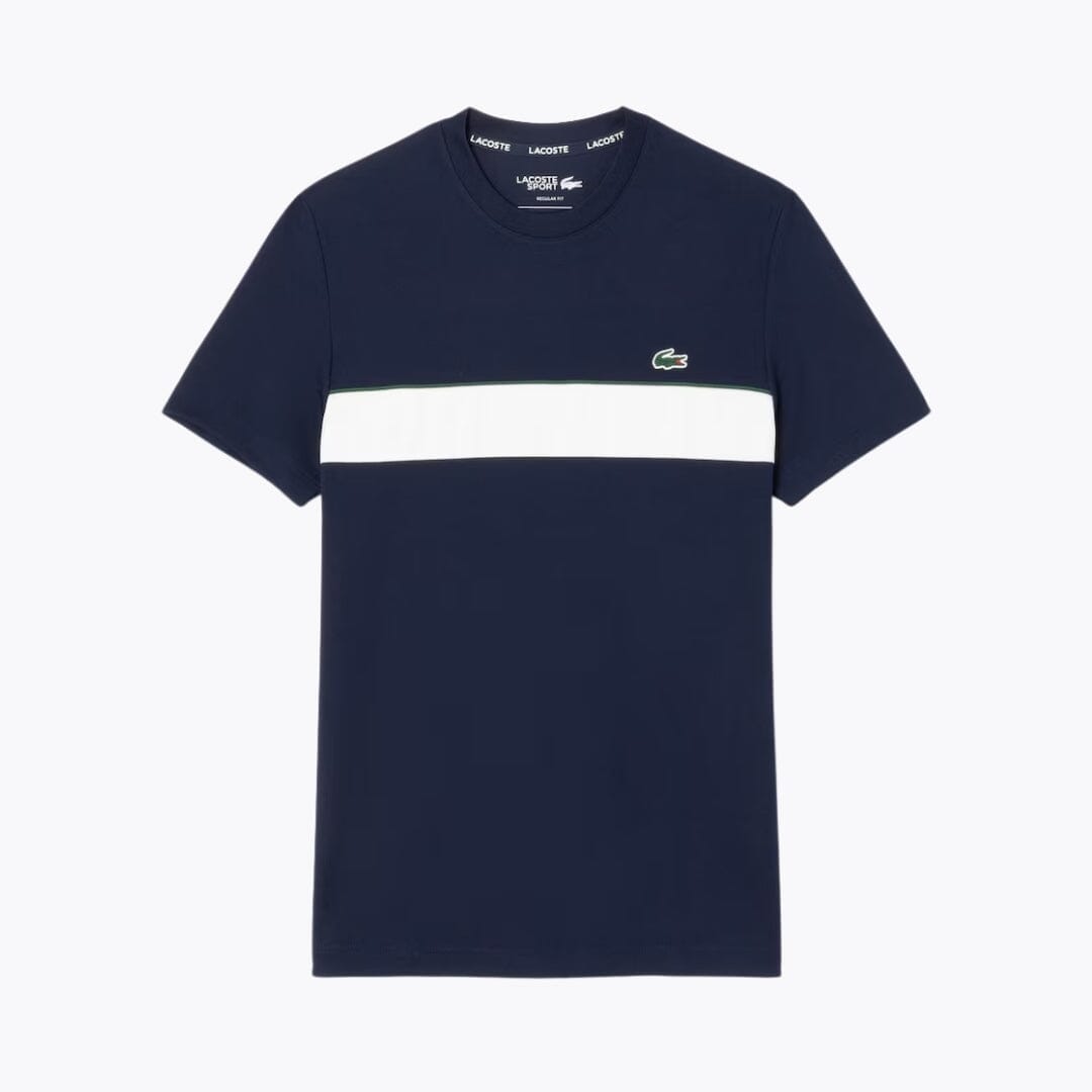 LC Ultra Dry Printed Tennis T-shirt Lacoste Vermond Navy blue / white S