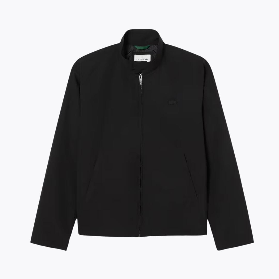 LC Water-Repellent Harrington Windbreaker Jacket Lacoste Vermond Black S