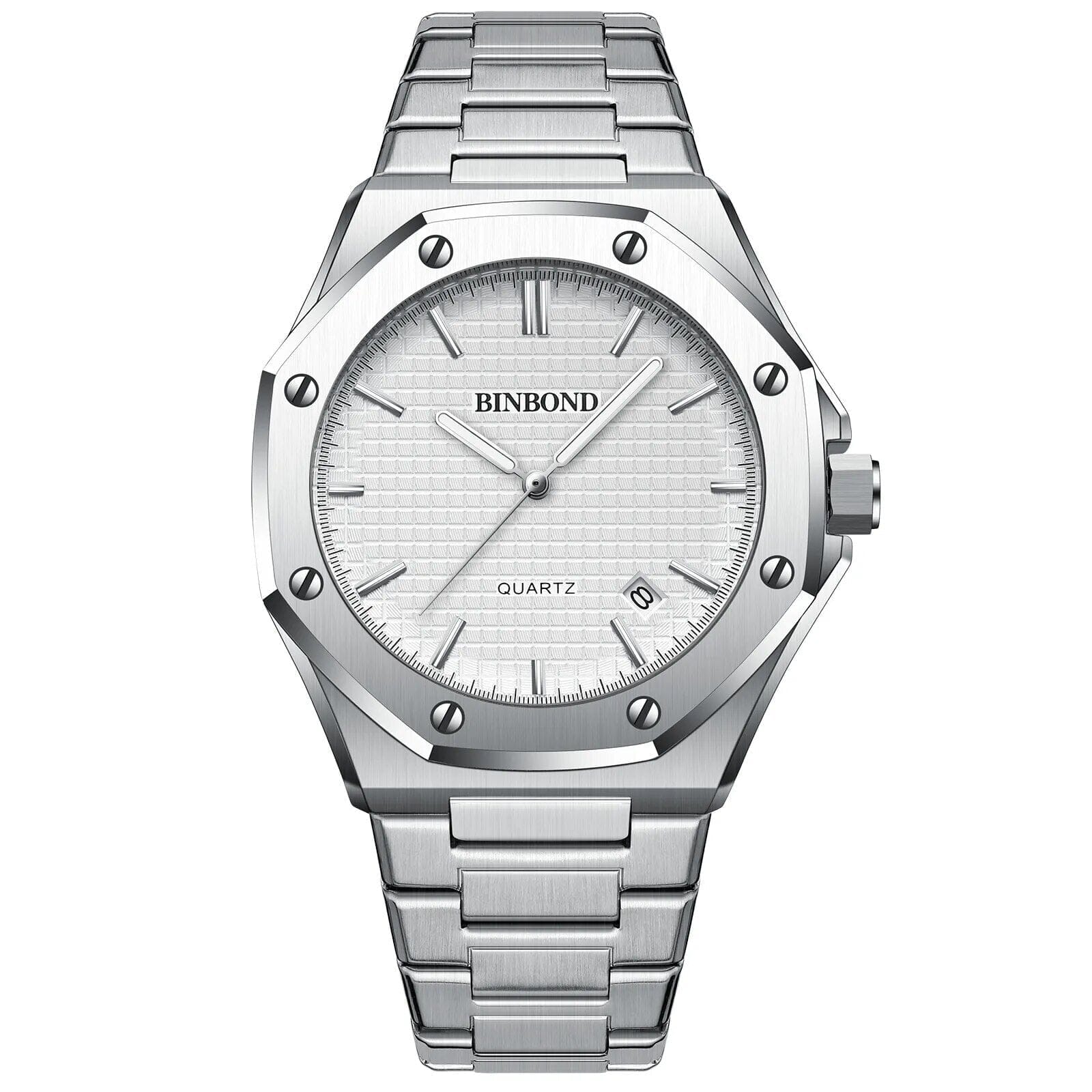 POEDAGAR Watch Binbond Poedagar Vermond White