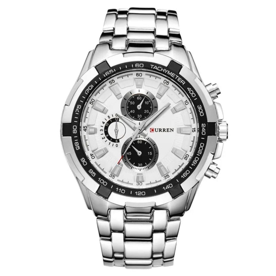 POEDAGAR Watch Enigmatic Poedagar Vermond Silver White