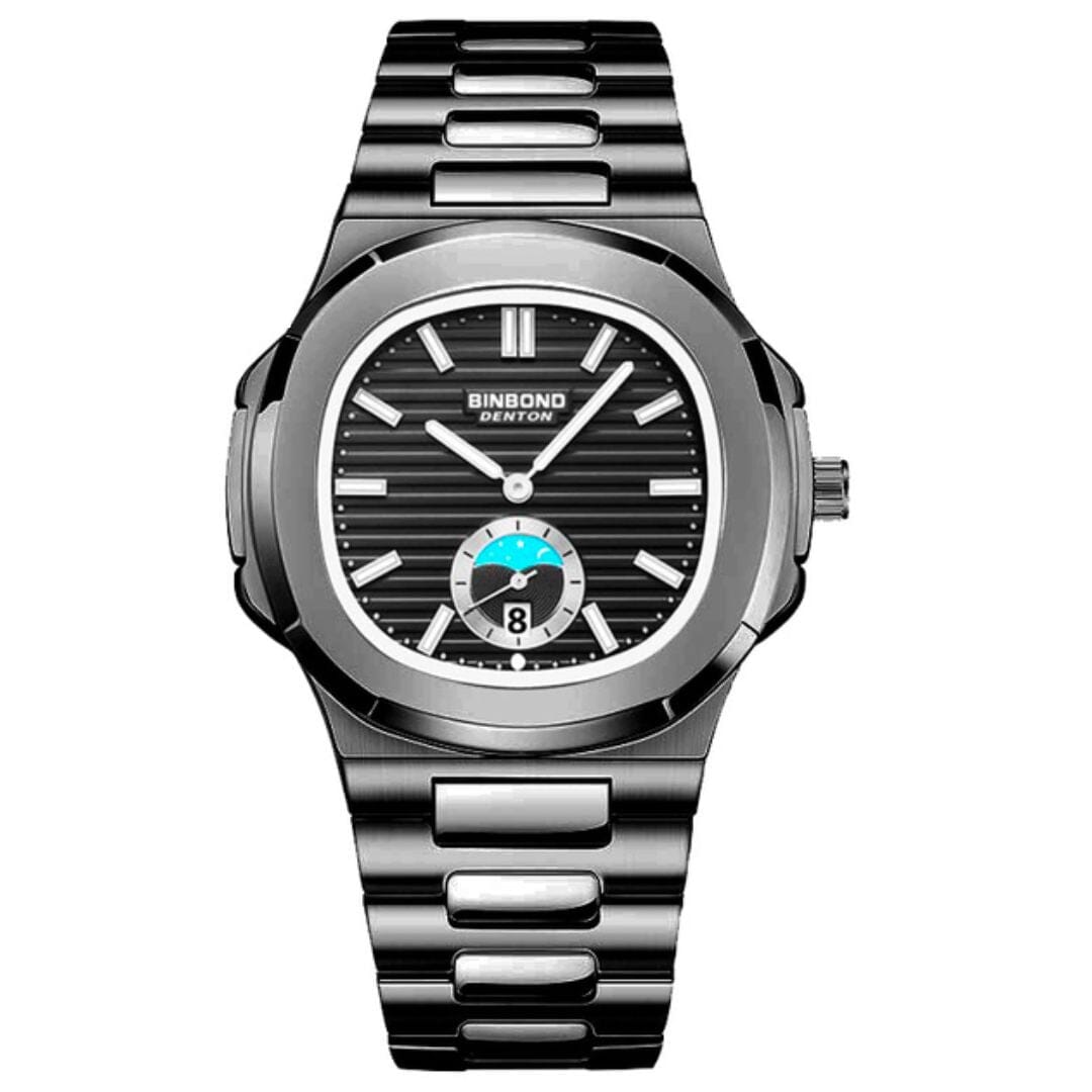 POEDAGAR Watch Nautilus Carbon Poedagar Vermond Nautilus Carbon Black