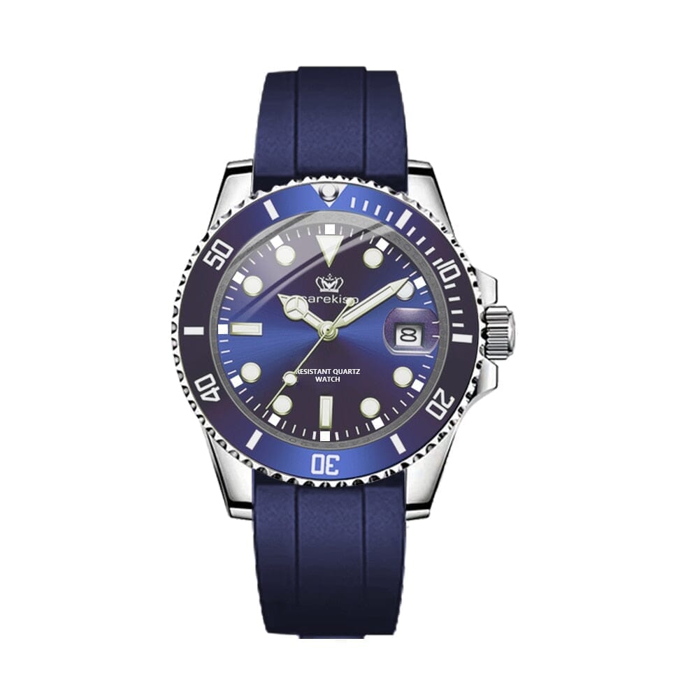 POEDAGAR Watch Subdate Sport Poedagar Vermond Blue