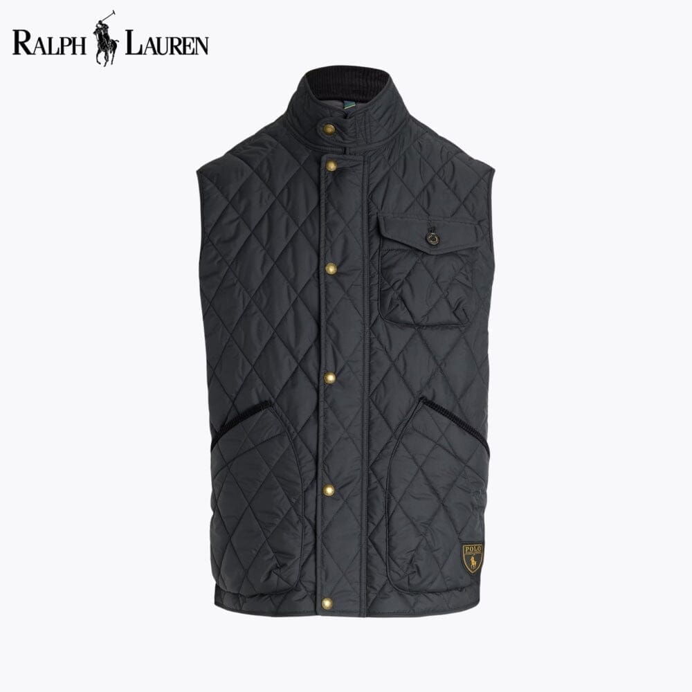 RL Beaton Quilted Utility Gilet Ralph Lauren Vermond Polo Black S