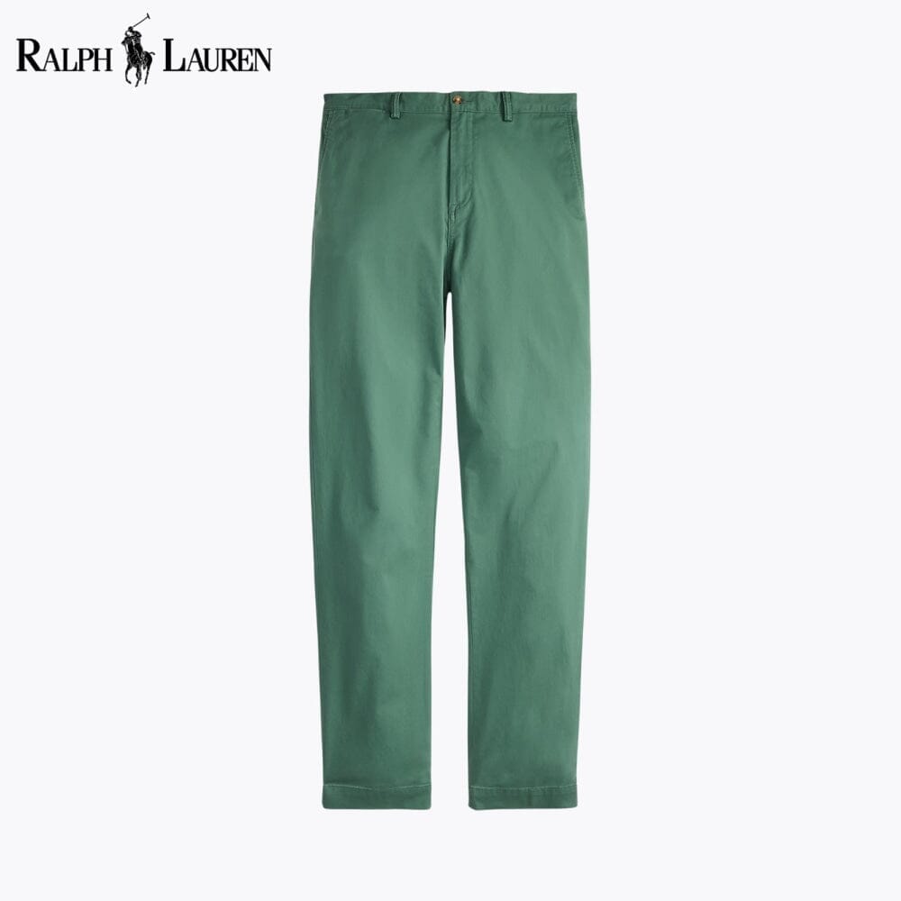 RL Bedford Classic Fit Washed Chino Pant Ralph Lauren Vermond Green 28