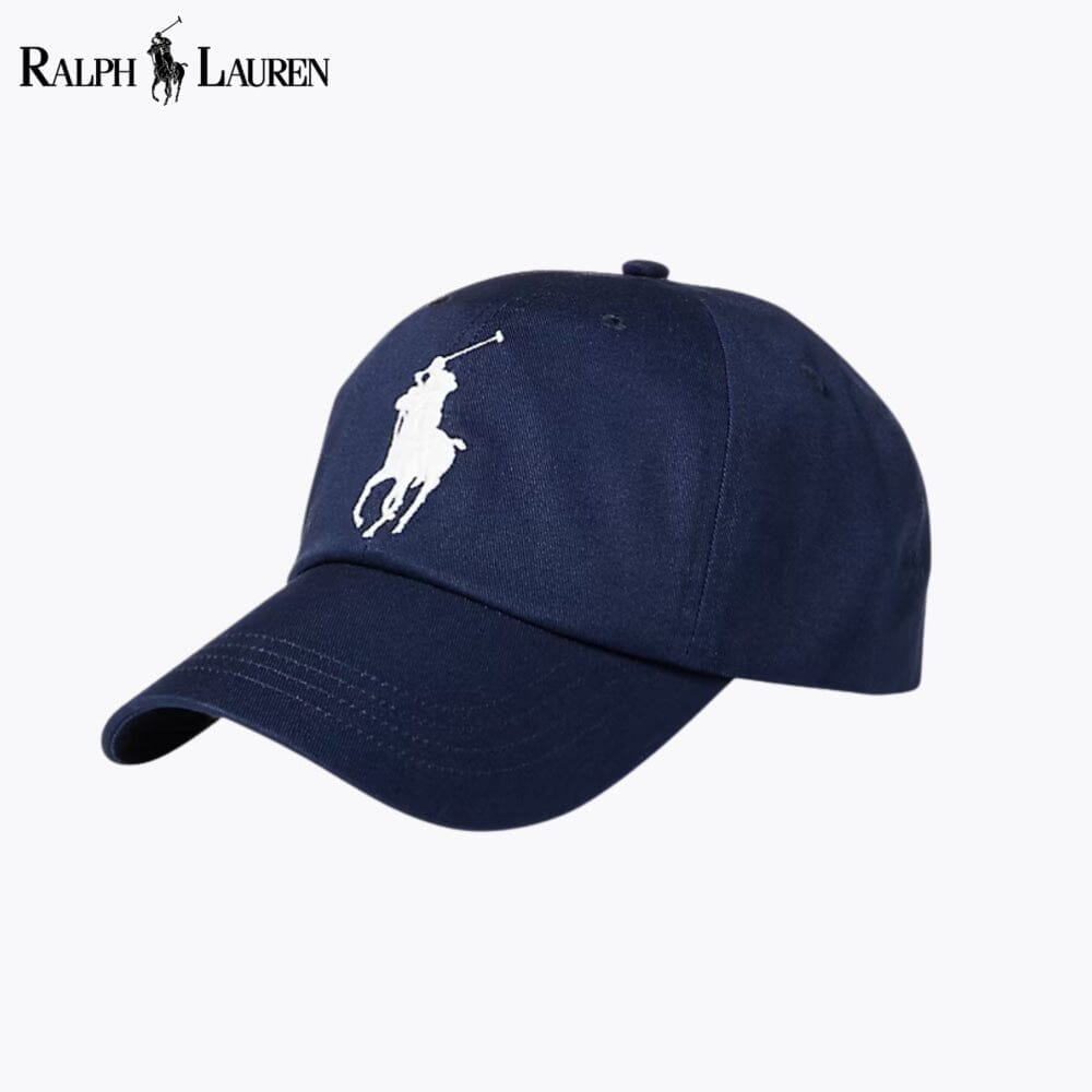 RL Big Pony Chino Ball Cap Ralph Lauren Vermond Newport Navy