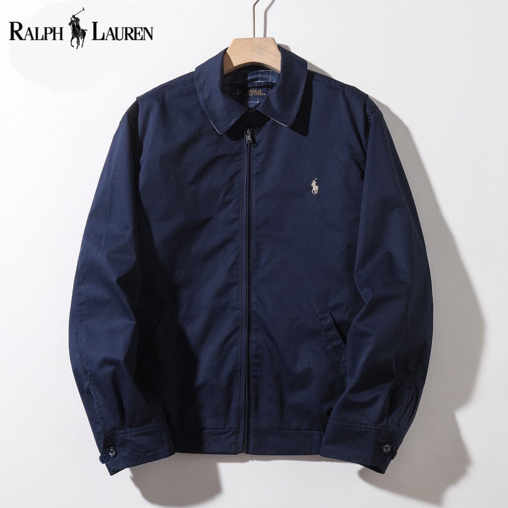 RL Classic Modern Bomber Jacket Ralph Lauren Vermond Blue S
