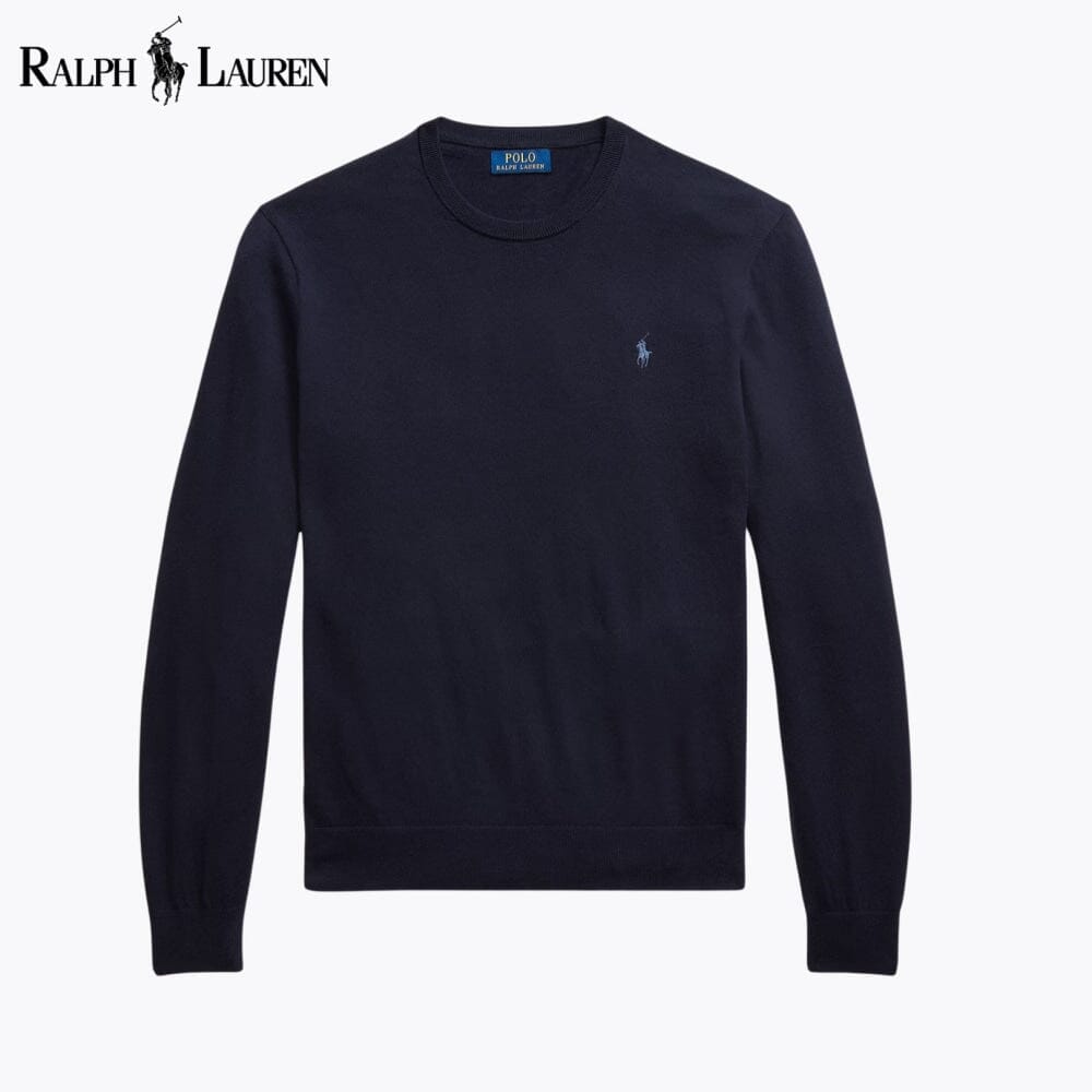 RL Cotton-Cashmere Crewneck Jumper Ralph Lauren Vermond Blue Navy S