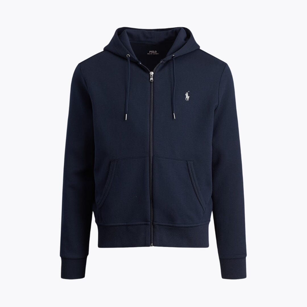 RL Double-Knit Full-Zip Hoodie Ralph Lauren Vermond Aviator Navy S