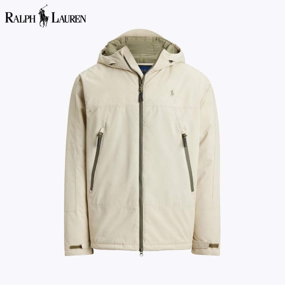 RL Insulated Hooded Jacket Ralph Lauren Vermond Sand S