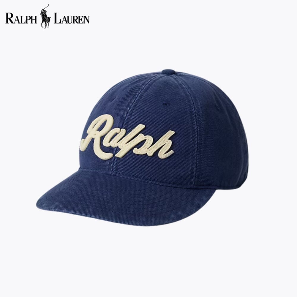 RL Logo Twill Ball Cap Ralph Lauren Vermond Newport Navy