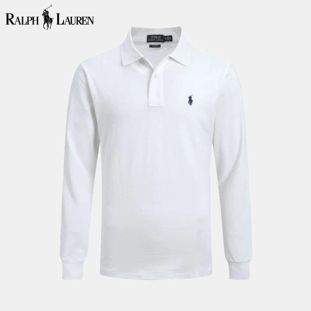RL Long Slim Fit Dress Shirt Ralph Lauren Vermond White S