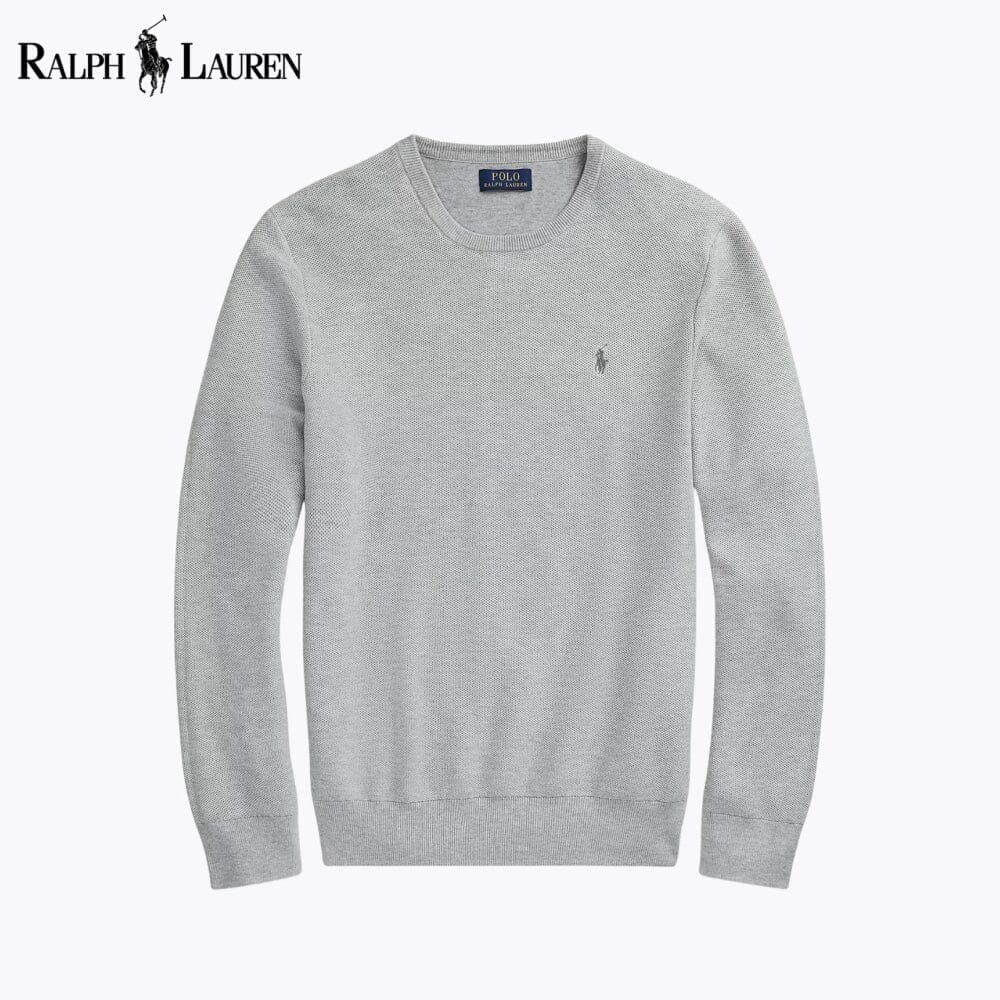 RL Mesh-Knit Cotton Crewneck Sweater Ralph Lauren Vermond