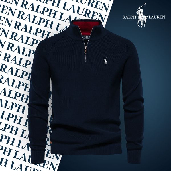 RL Pull Col Zippé (DÉSTOCKAGE) Ralph Lauren Vermond