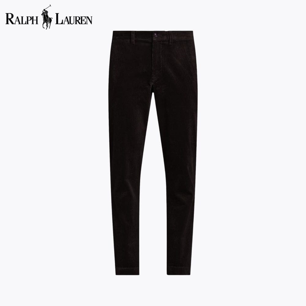RL Straight Fit Stretch Corduroy Pant Ralph Lauren Vermond Black 28