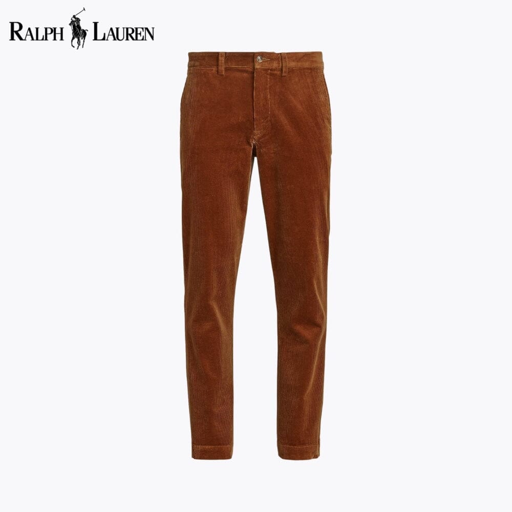 RL Straight Fit Stretch Corduroy Pant Ralph Lauren Vermond Golden Brown 28