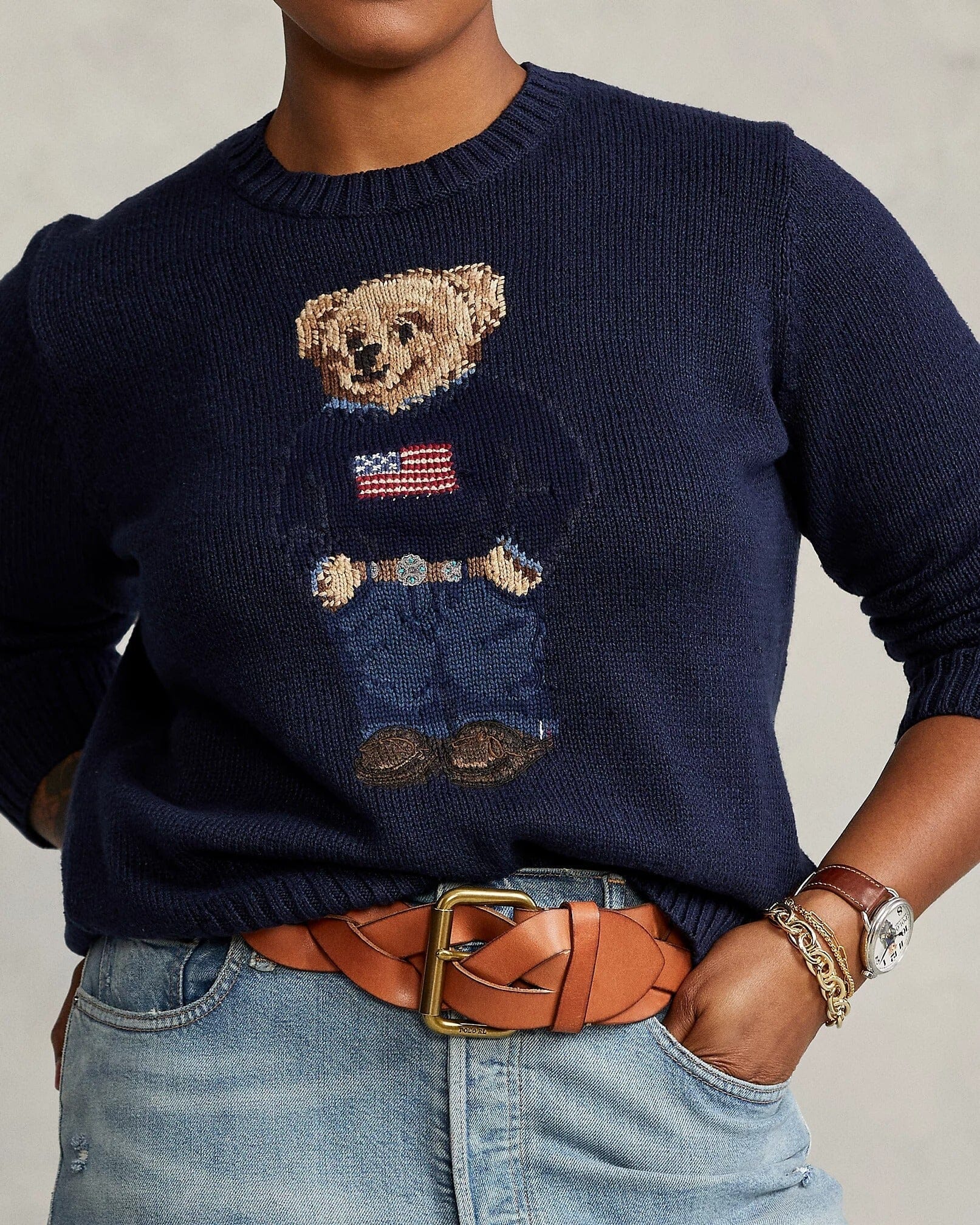 RL Sweater | Linen Crew Neck Ralph Lauren Vermond