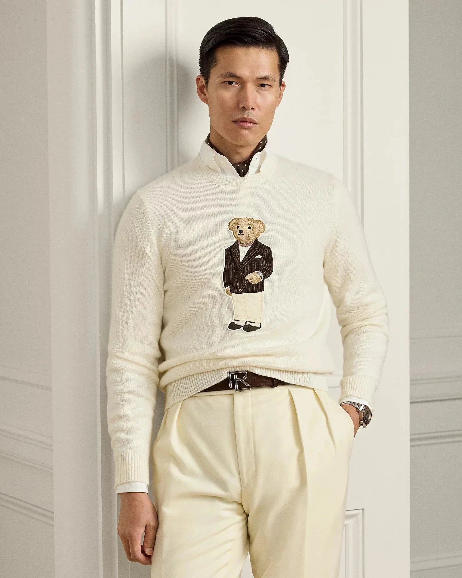 RL Sweater | Polo Bear Cashmere Sweater Ralph Lauren Luxvian