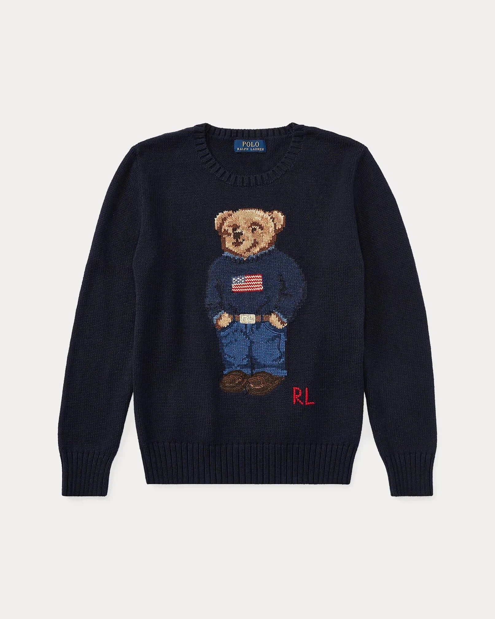 Polo Bear Cotton Sweater Ralph Lauren Luxvian