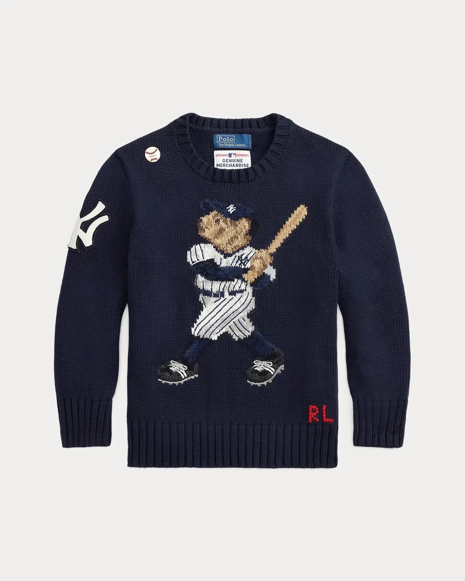 RL Sweater | Polo Ralph Lauren Yankees Bear Sweater Ralph Lauren Luxvian