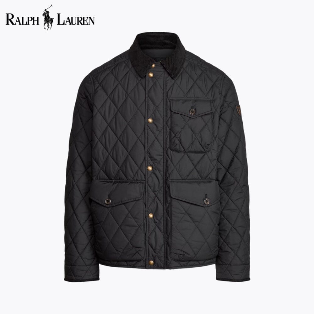 RL The Beaton Quilted Jacket Ralph Lauren Vermond Black S