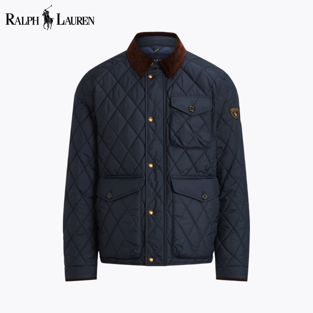 RL The Beaton Quilted Jacket Ralph Lauren Vermond Blue Navy S