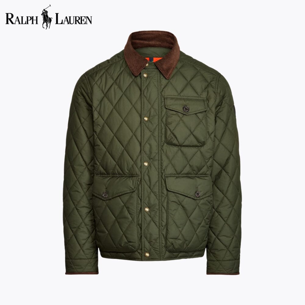 RL The Beaton Quilted Jacket Ralph Lauren Vermond Company Olive S
