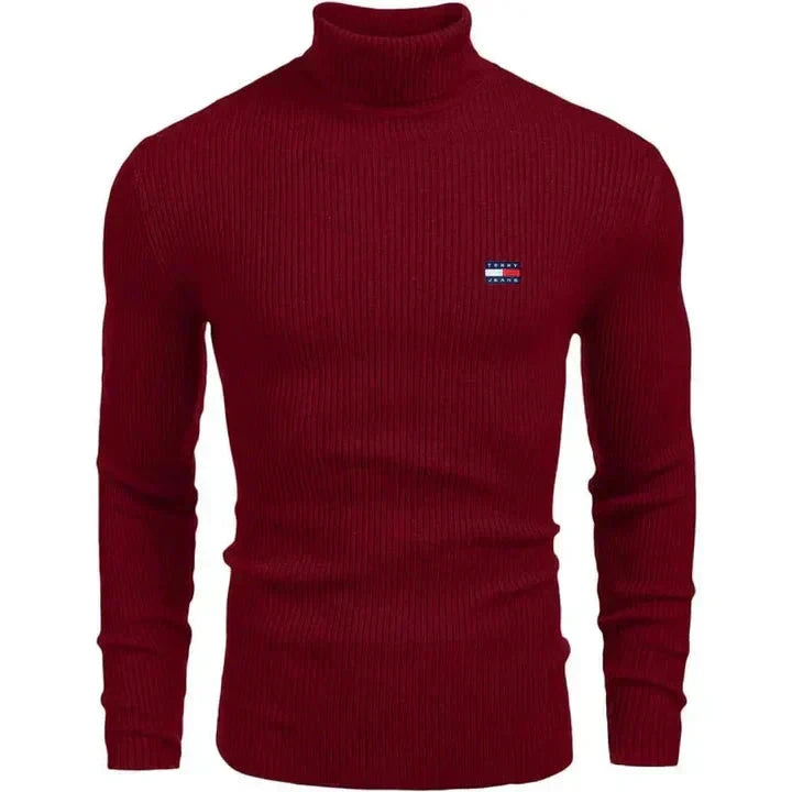 TM Men's Turtleneck Sweater Tommy Hilfiger Vermond Red M