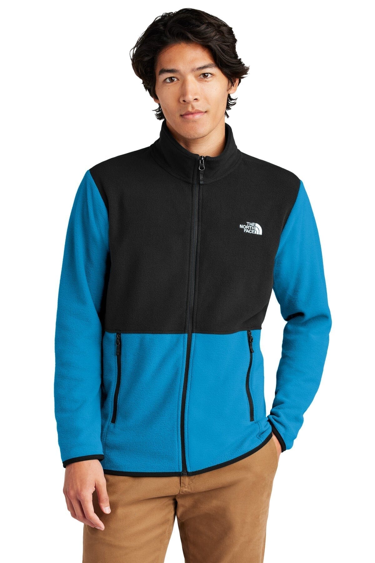 TNF Glacier Full-Zip Fleece Jacket The North Face Vermond Hero Blue/ TNF Black S