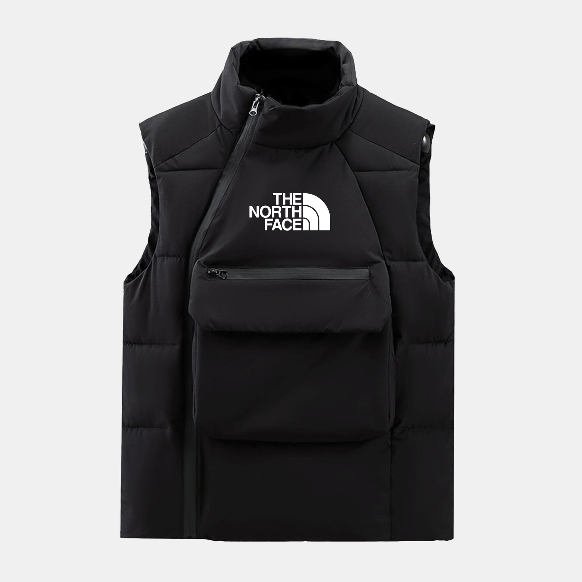 TNF Quilted Wool-Blend Cable-Knit Knit Sweater The North Face Vermond Black S