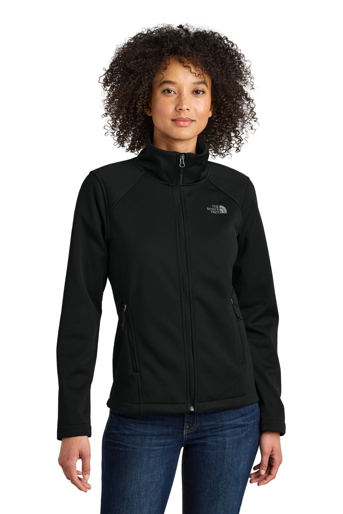TNF Women's Chest Logo Ridgewall Soft Shell Jacket The North Face Vermond TNF Black S