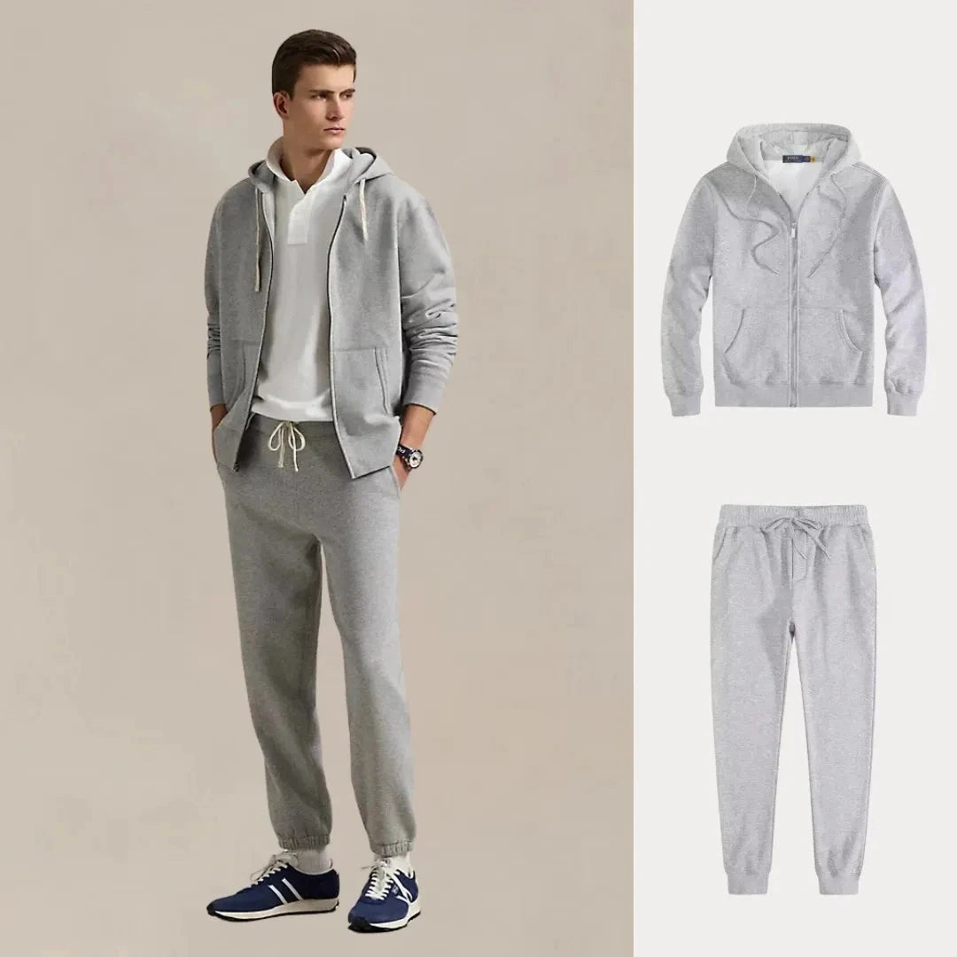 1 KAUFEN, 2 ERHALTEN – PREMIUM-FLEECE-SET URBAN COMFORT Vermond GRAU S 