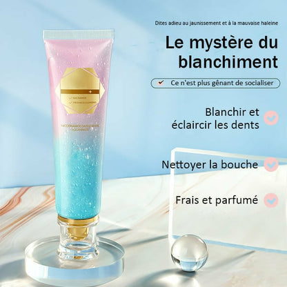 🏆Dernier jour 49% de réduction🦷 Dentifrice blanchissant à la niacinamide – Pour des dents plus saines et plus blanches !