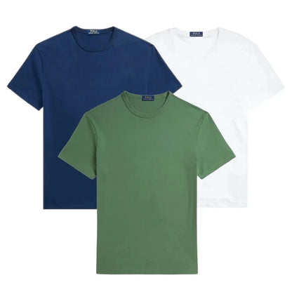 3er-Pack – Slim-Fit-Baumwoll-T-Shirts für Herren Vermond 