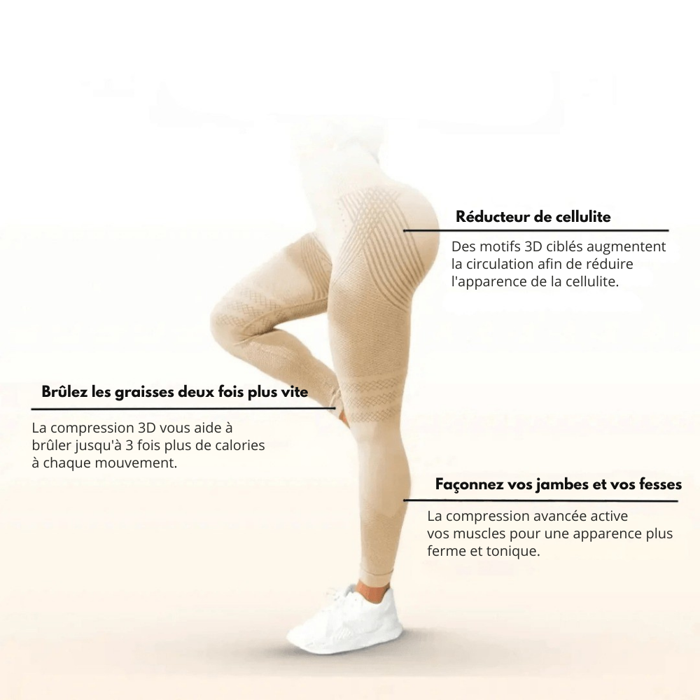 SculptFit™ | Leggings de sport qui rendent la cellulite invisible