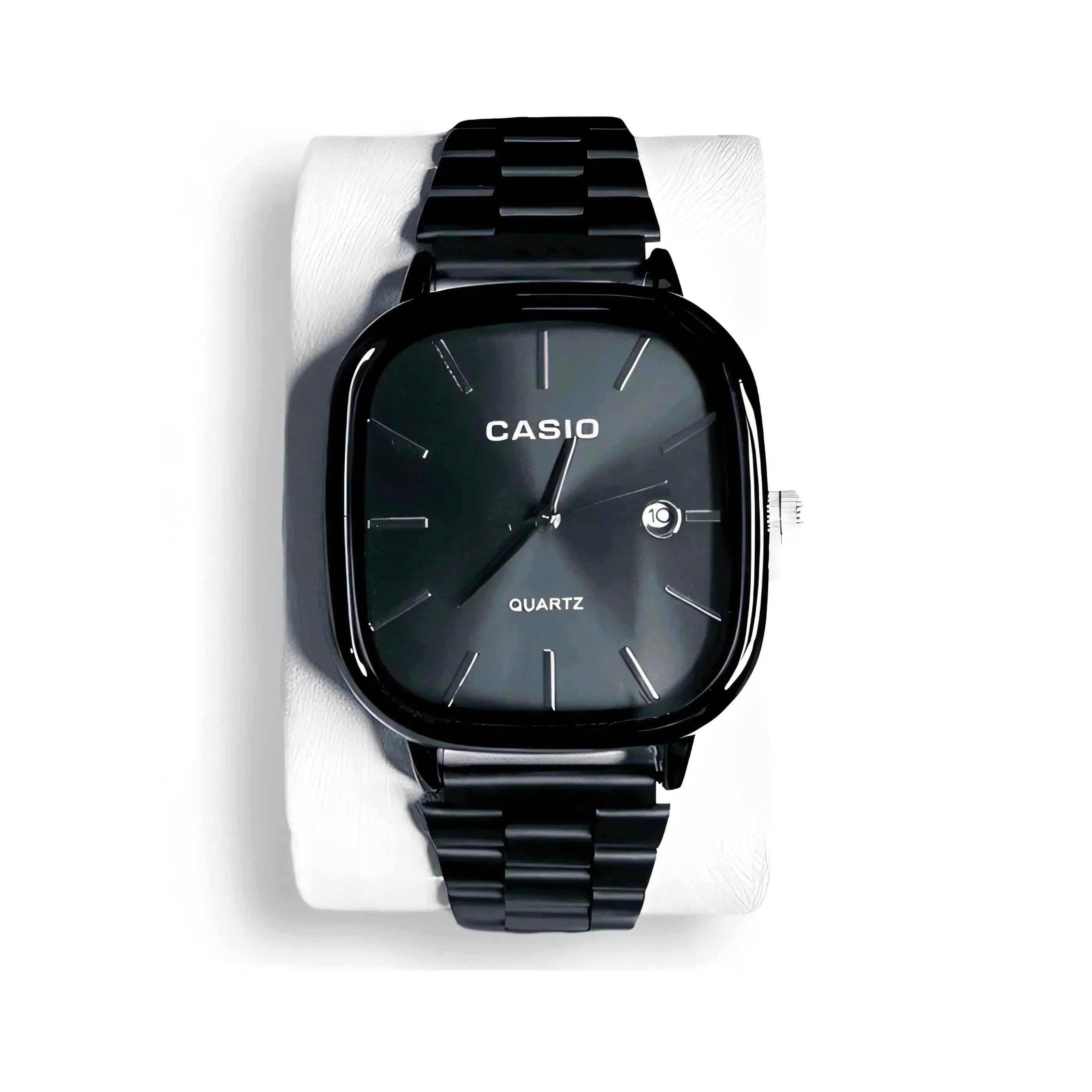 C A S I O Luxurious 36mm Watch - Water Resistant | Transferred steel Relógio CASIO Luxurious 36mm - Unissex Resistente à água | Aço Inoxidável Vermond Black 