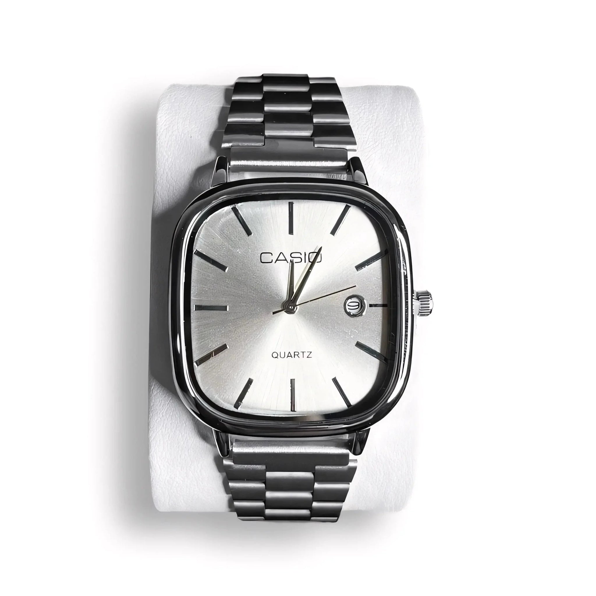 C A S I O Luxurious 36mm Watch - Water Resistant | Transferred steel Relógio CASIO Luxurious 36mm - Unissex Resistente à água | Aço Inoxidável Vermond Silver 