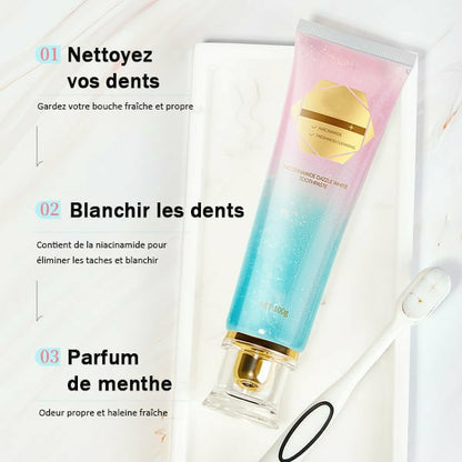 🏆Dernier jour 49% de réduction🦷 Dentifrice blanchissant à la niacinamide – Pour des dents plus saines et plus blanches !